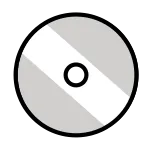 Optical Disk SVG Icon